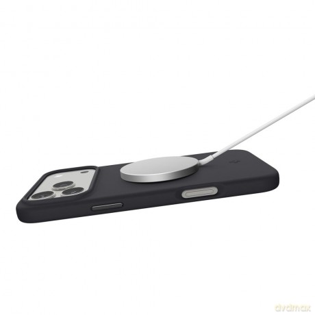 Spigen nakładka Silicone Fit Mag Magsafe do iPhone 17 Pro Max czarna
