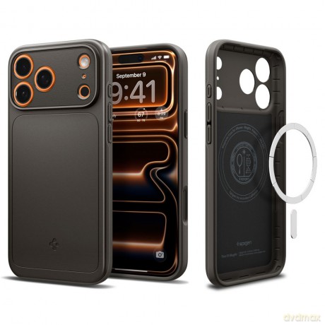 Spigen nakładka Thin Fit Mag Magsafe do iPhone 17 Pro Max Gunmetal
