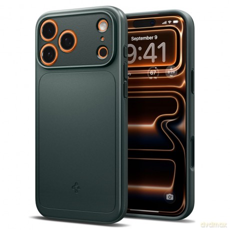 Spigen nakładka Thin Fit Mag Magsafe do iPhone 17 Pro Max zielona