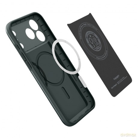Spigen nakładka Thin Fit Mag Magsafe do iPhone 17 Pro Max zielona