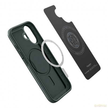 Spigen nakładka Thin Fit Mag Magsafe do iPhone 17 zielona
