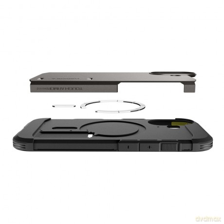 Spigen nakładka Tough Armor T" Mag Magsafe do iPhone 17 Gunmetal"