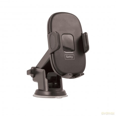 Uchwyt samochodowy 2w1 Setty Optimum Plus PCH-02 czarny