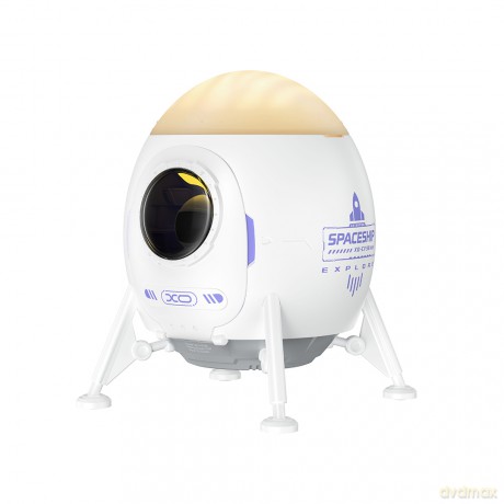 XO projektor LED CF38 gwiazd-galaktyk z głośnikiem Bluetooth biały