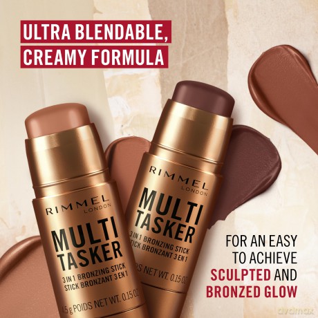 3 in 1 bronzer in a Multi-Tasker stick (3 in 1 Bronzing Stick) - Shade: 02