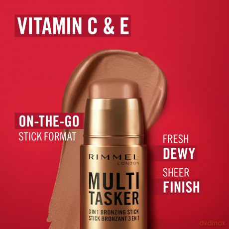 3 in 1 bronzer in a Multi-Tasker stick (3 in 1 Bronzing Stick) - Shade: 02