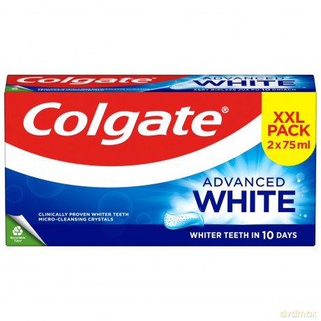 Advanced White Whitening Toothpaste 2 x 75 ml