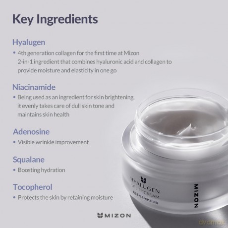 Anti-aging skin cream Hyalugen (Le Lift Cream) 50 ml