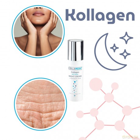 Anti-wrinkle collagen night cream (Night Cream) 50 ml