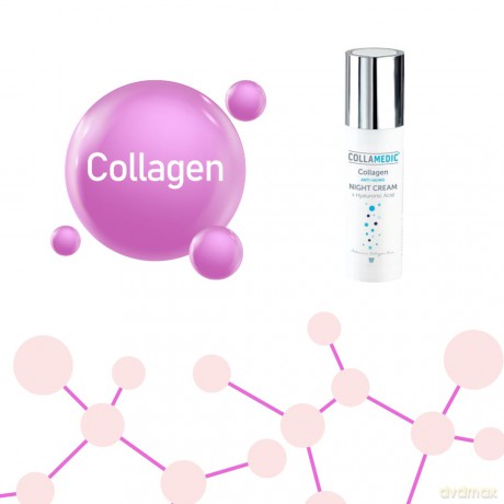 Anti-wrinkle collagen night cream (Night Cream) 50 ml