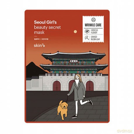 Anti-wrinkle sheet mask Seoul Girl`s Beauty Secret Mask (Wrinkle Care Mask) 20 g
