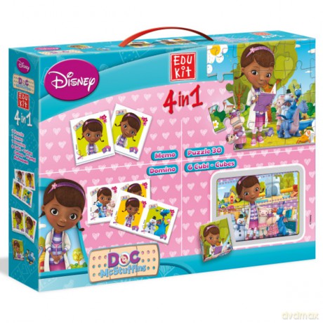 CLEMENTONI Edukit 4w1 Klinika dla Plusza [KLOCKI]