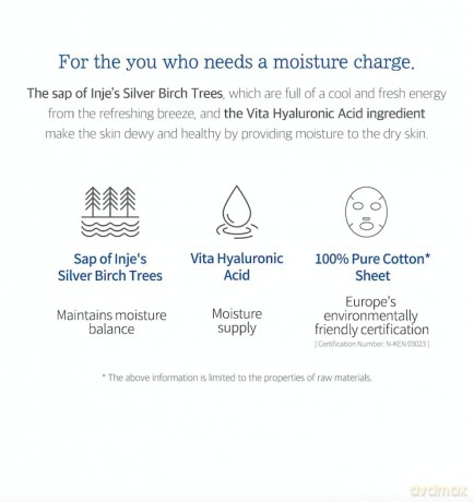 Birch Juice Moisturizing Mask Sheet Set 10 x 25 ml
