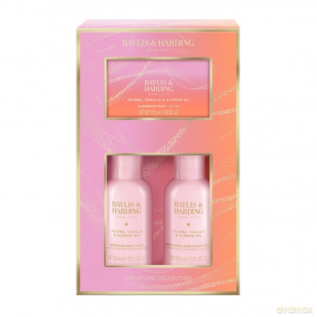 Body Care Gift Set Jojoba, Vanilla & Almond Oil 3 pcs