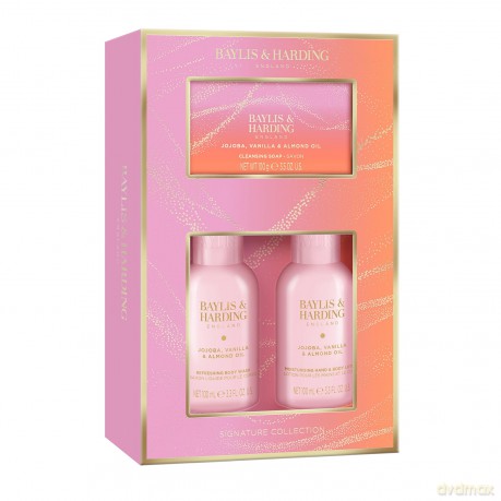 Body Care Gift Set Jojoba, Vanilla & Almond Oil 3 pcs