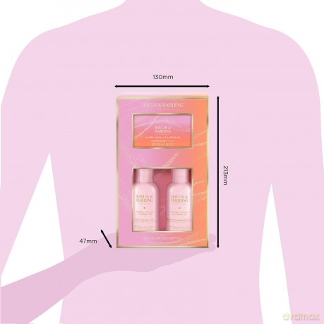 Body Care Gift Set Jojoba, Vanilla & Almond Oil 3 pcs