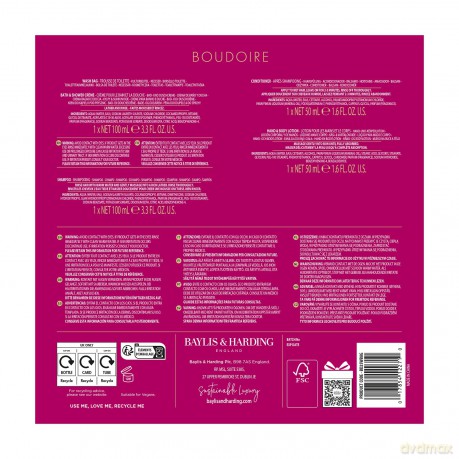 Boudoire body care gift set - Tropical Paradise 4 pcs