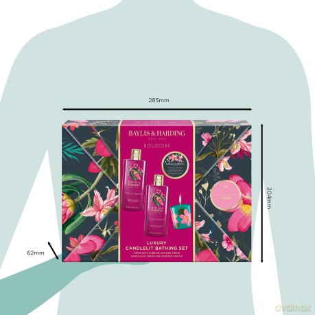 Boudoire body care gift set - Tropical Paradise Gift Set 4 pcs