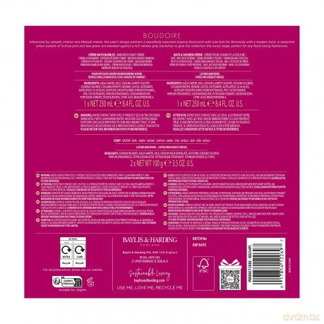 Boudoire Gift Set - Tropical Paradise 4 pcs