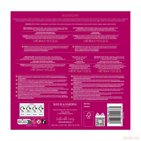 Boudoire Gift Set - Tropical Paradise 5 pcs