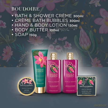 Boudoire Gift Set - Tropical Paradise 5 pcs
