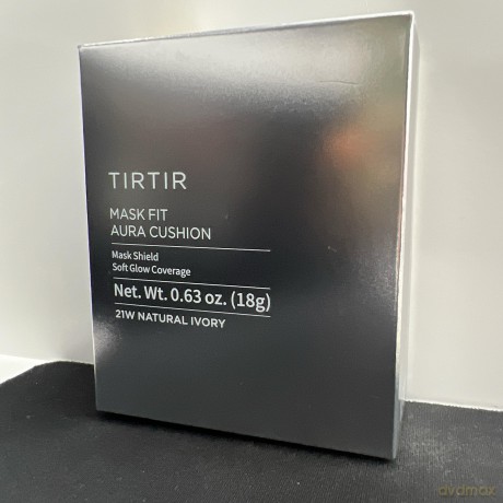 Brightening makeup in a sponge Mask Fit (Aura Cushion) 18 g - Shade: 21W Natural Ivory