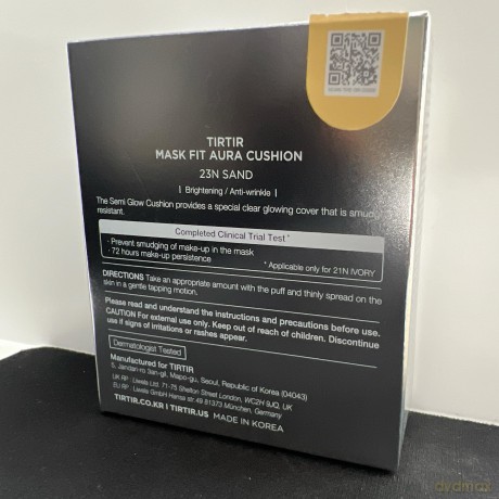 Brightening makeup in a sponge Mask Fit (Aura Cushion) 18 g - Shade: 23N Sand