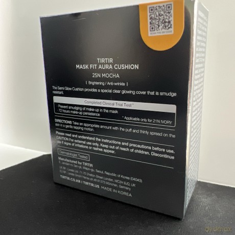 Brightening makeup in a sponge Mask Fit (Aura Cushion) 18 g - Shade: 25N Mocha