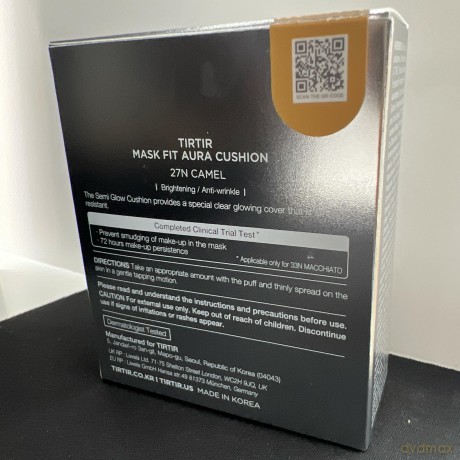 Brightening makeup in a sponge Mask Fit (Aura Cushion) 18 g - Shade: 27N Camel