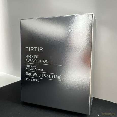 Brightening makeup in a sponge Mask Fit (Aura Cushion) 18 g - Shade: 27N Camel
