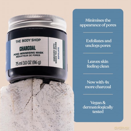 Charcoal Purifying Face Mask (Pore-Minimizing Mask) 75 ml