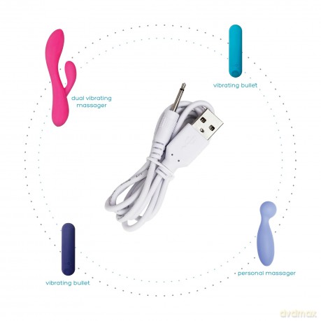 Charging USB cable for mini vibrator PLO-6702DPK and PLO-6702LPK 2 pcs