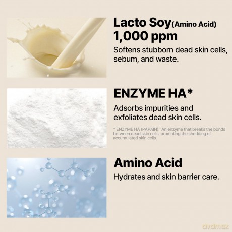 Cleansing facial foam with Lactosoy enzymes (Eyzyme Deep Cleansing Foam) 100 ml
