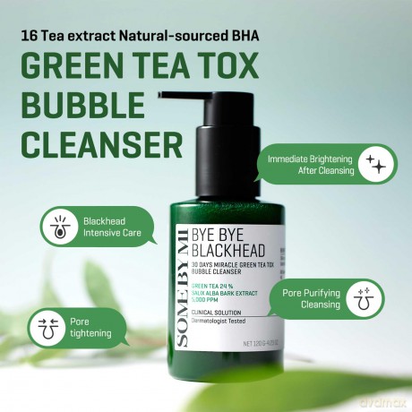 Cleansing foam for problematic skin Bye Bye Blackhead 30days (Bubble Cleanser) 120 g
