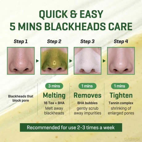 Cleansing foam for problematic skin Bye Bye Blackhead 30days (Bubble Cleanser) 120 g