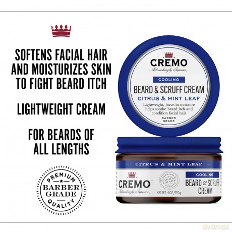 Cooling Beard & Scruff Cream Citrus & Mint Leaf (Cooling Beard & Scruff Cream) 113 g