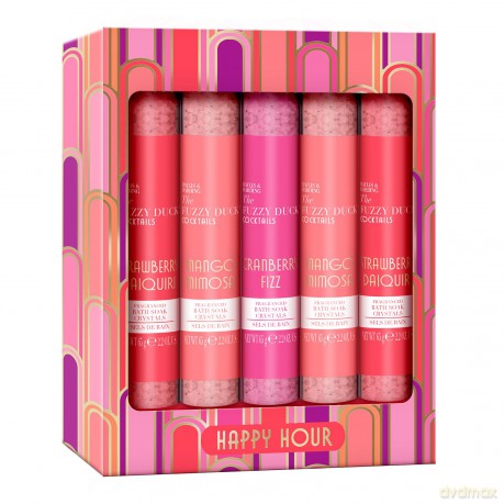 Cotswold Cocktails Bath Salts Gift Set 5  65 g