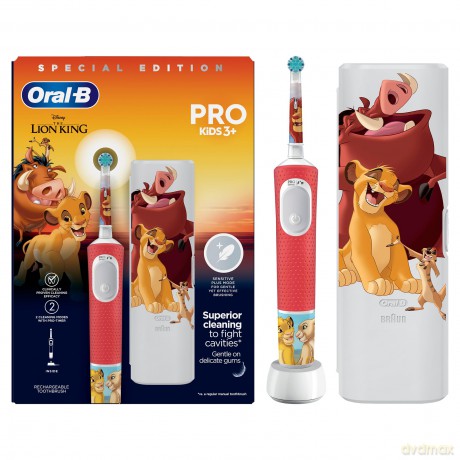 Electric Toothbrush with Travel Case for Kids The Lion King