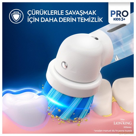 Electric Toothbrush with Travel Case for Kids The Lion King