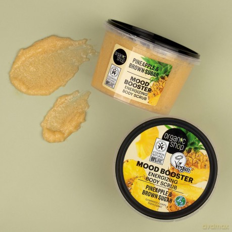 Energizing body scrub Pineapple and brown sugar (Body Scrub) 250 ml