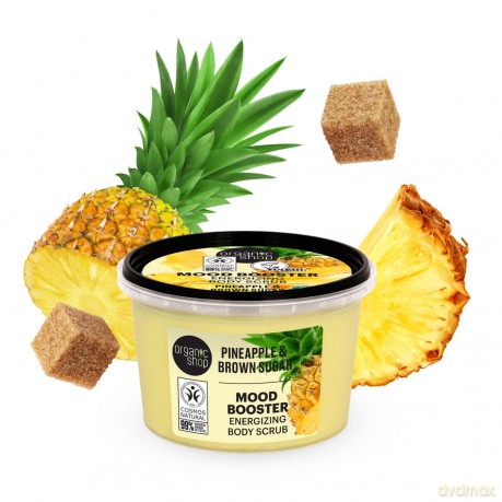 Energizing body scrub Pineapple and brown sugar (Body Scrub) 250 ml