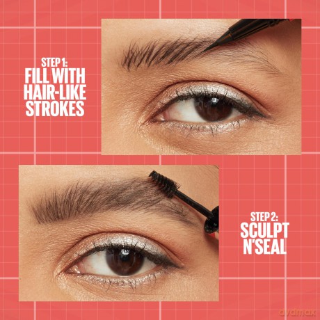 Fix and gel for eyebrows Build A Brow (Brow Pen + Sealing Gel) - Shade: 259 Ash Brown