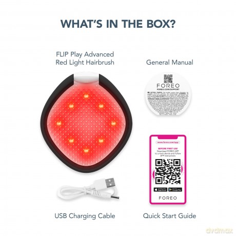 FLIP Play Advanced hairbrush with LED light - Variant: Midnight Magic!