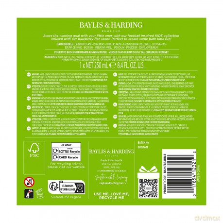 Football Bath Bubbles 250 ml