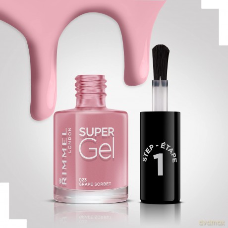 Gel nail polish Super Gel (Nail Polish) 12 ml - Shade: 023 Grape Sorbet