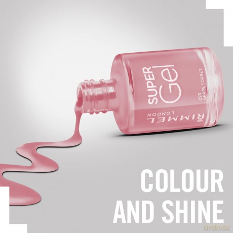 Gel nail polish Super Gel (Nail Polish) 12 ml - Shade: 023 Grape Sorbet