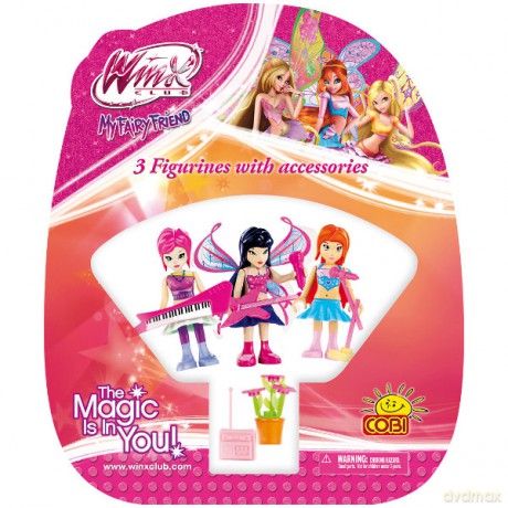 COBI Winx 3 Figurki z Akcesoriami [ZABAWKA]