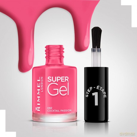 Gel nail polish Super Gel (Nail Polish) 12 ml - Shade: 032 Cocktail Passion