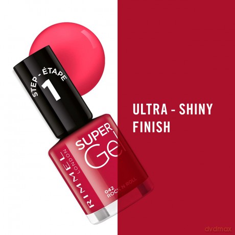 Gel nail polish Super Gel (Nail Polish) 12 ml - Shade: 042 Rock N Roll