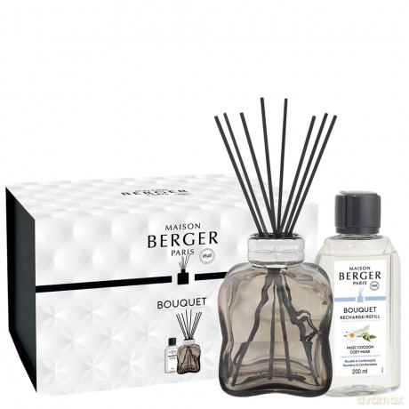 Gift set aroma diffuser Cosy Brown + refill Cozy Musk 200 ml